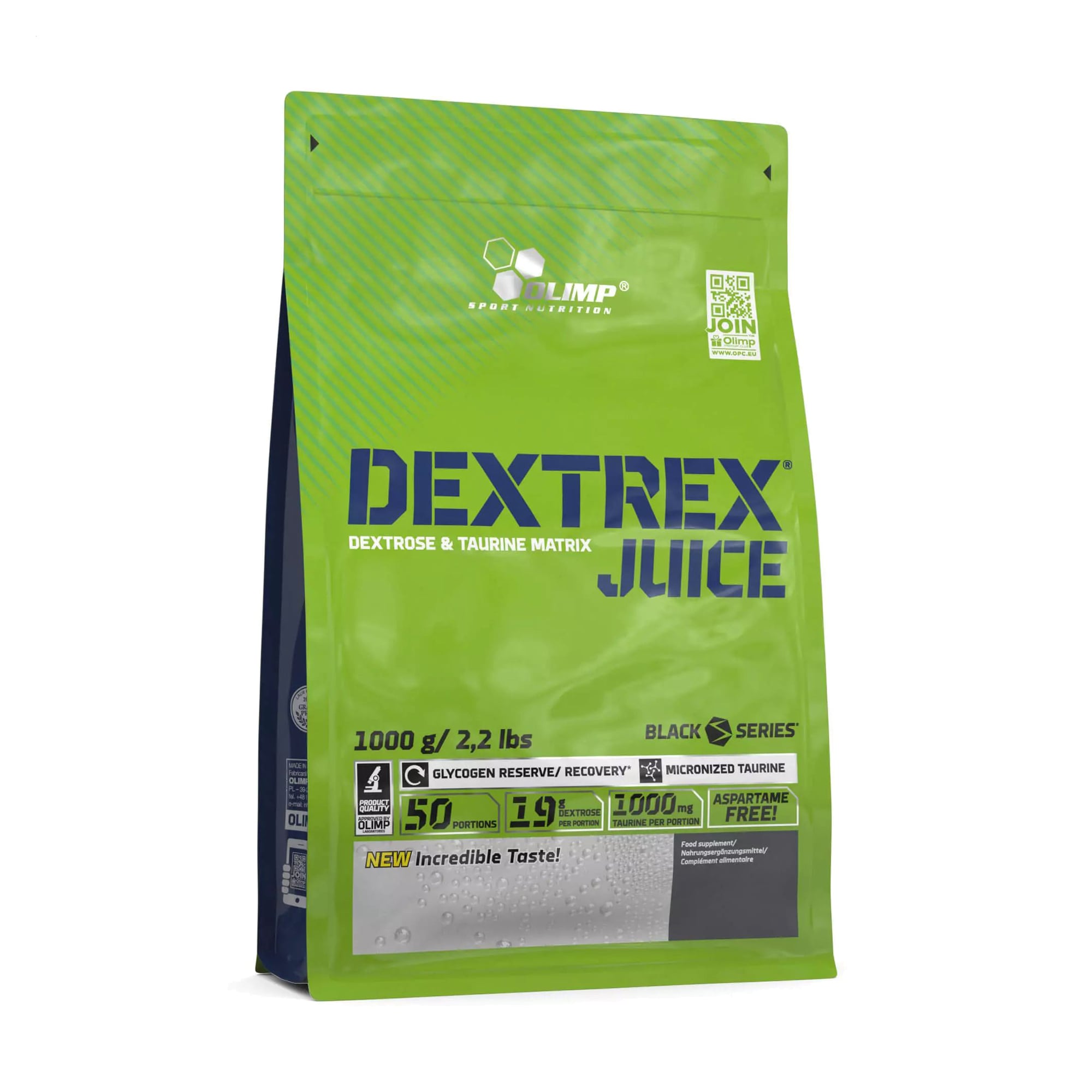 Гейнер Olimp Sport Nutrition Dextrex Juice Яблуко, в порошку, 1 кг